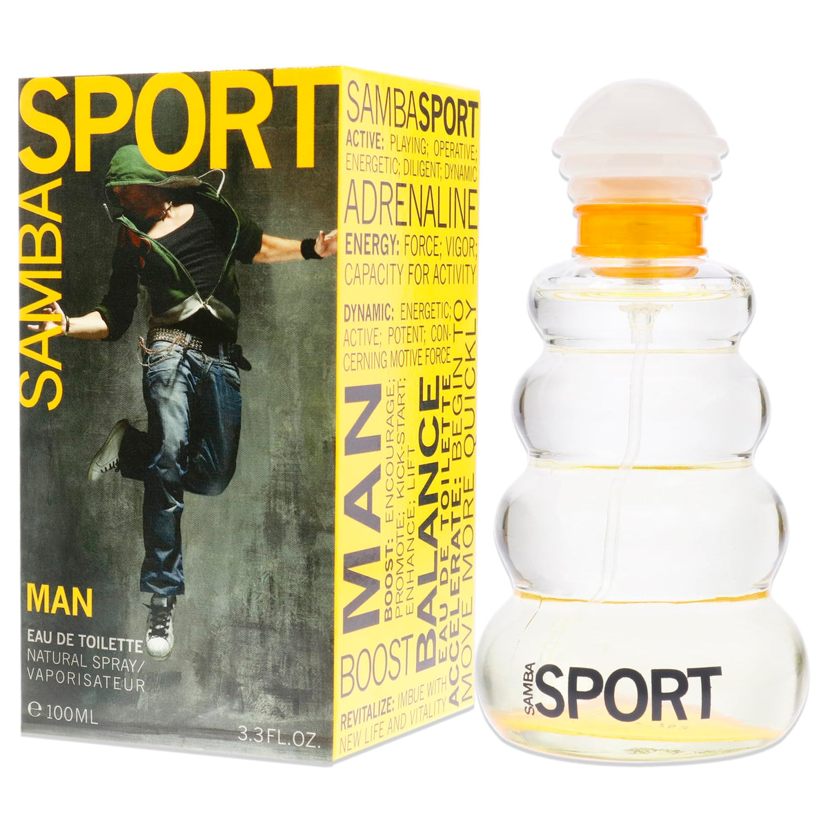 Perfumer's Workshop Samba Sport for Men, Edt Spray, Aromatic, 3.3 Oz Beauty & Personal Care Perfumer's Workshop