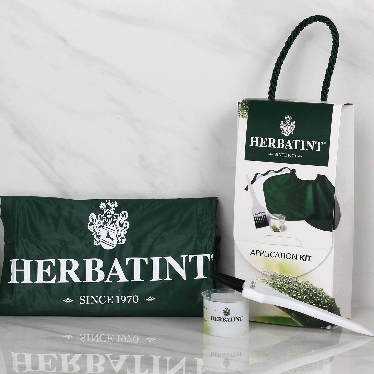 Herbatint Hair Color Application Kit - Includes Brush, Cape & Measuring Cup - Reusable, Eco-friendly Dye Application - 1 Pack Beauty & Personal Care Herbatint