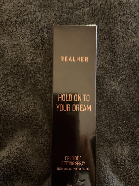 Realher Probiotic Setting Spray, Hold on to your dream, Clear Beauty & Personal Care RealHer