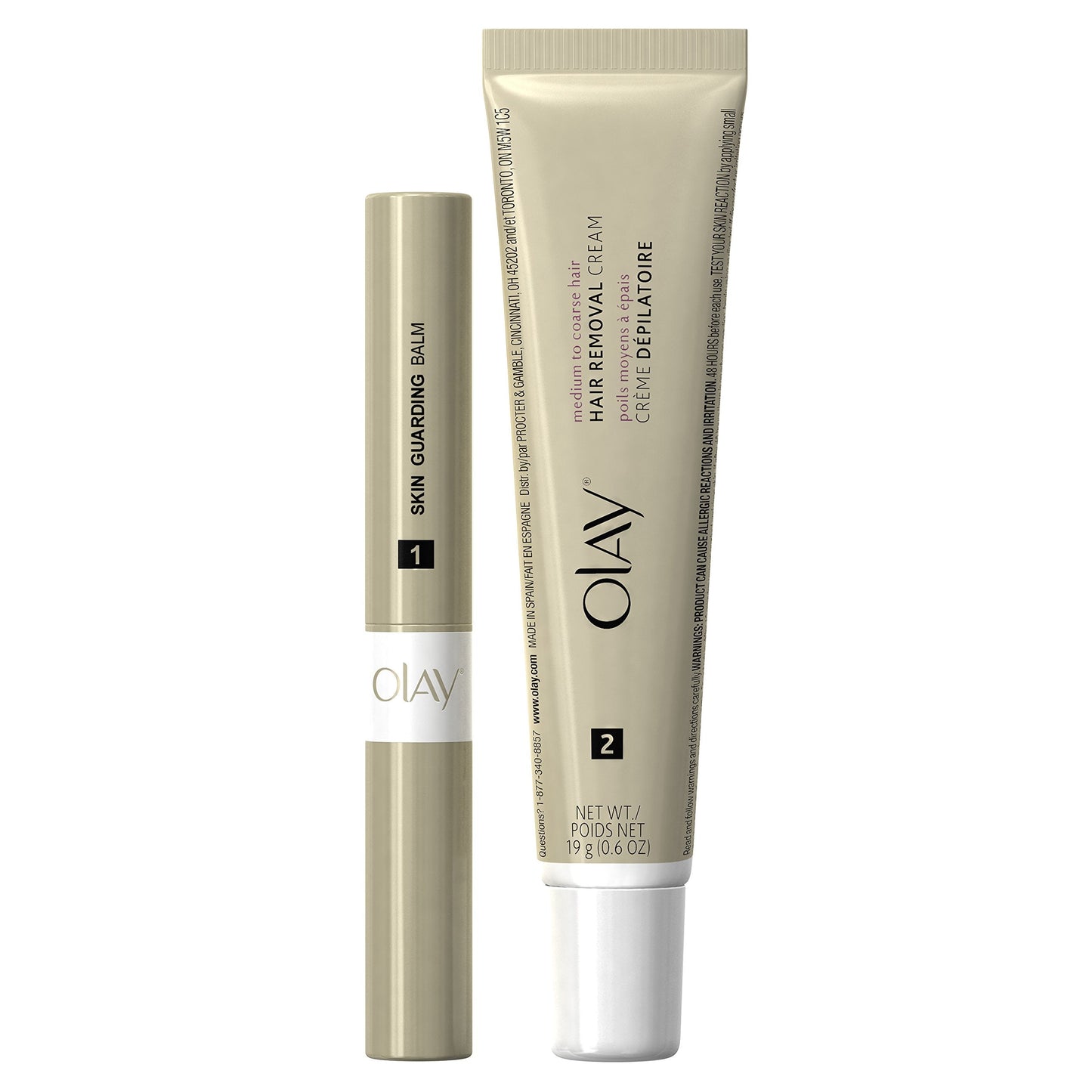 Olay Smooth Finish Facial Hair Remover For Women, Medium to Coarse Hair 1 Kit Beauty & Personal Care Olay