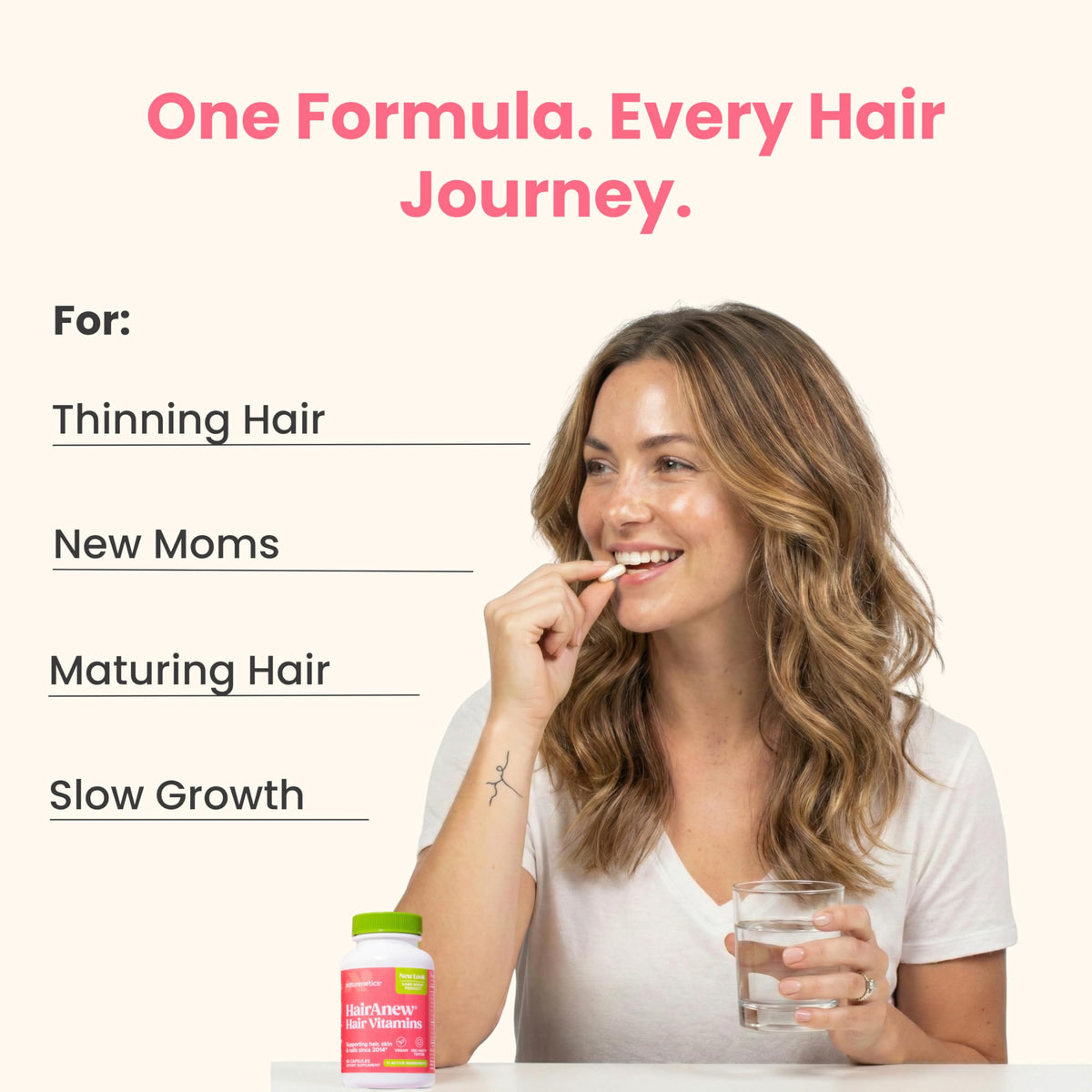 Hair Growth Vitamins for Women & Men - 5000mcg Biotin, 11 Ingredients