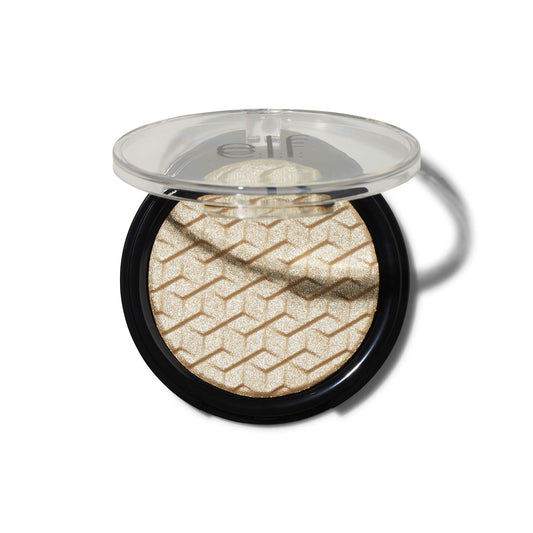 e.l.f. Metallic Flare Highlighter Versatile Jelly-like Formula, Multi-Dimensional, Buttery Soft, Creates a High-Luster, High Shimmer Glow, White Gold Beauty & Personal Care e.l.f.
