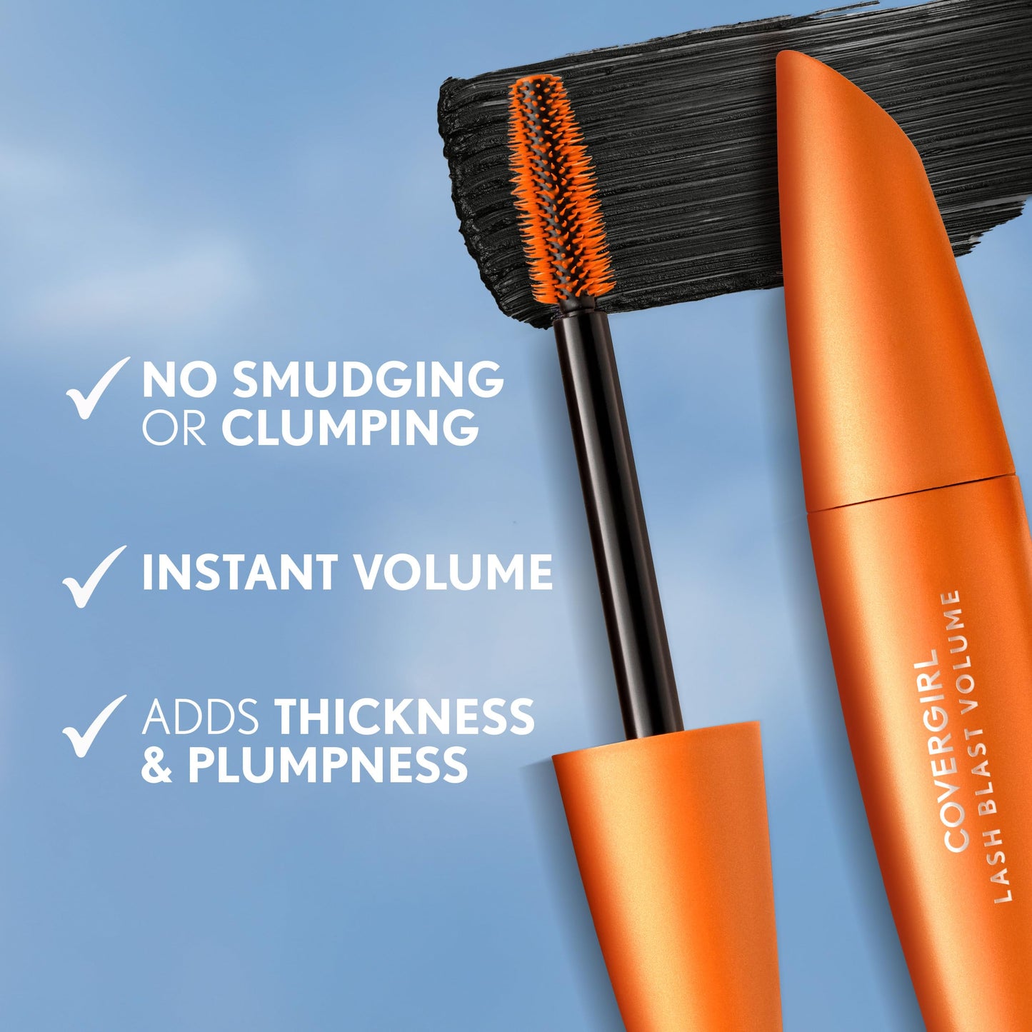 COVERGIRL Lash Blast Volume Waterproof Mascara, Long-Wearing, Smudge-Proof, Cruelty Free - Black Brown (Pack of 1) Beauty & Personal Care COVERGIRL