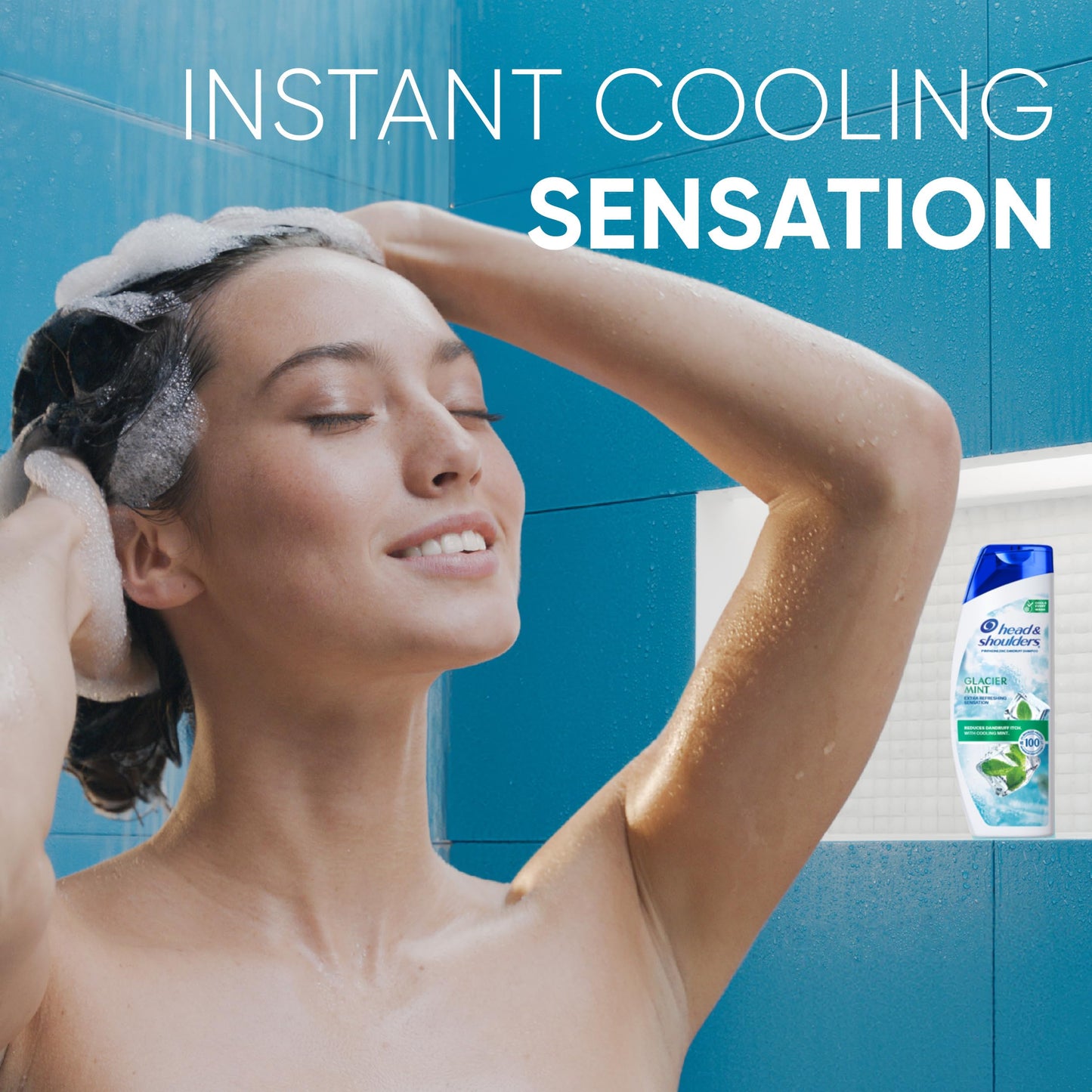 Head & Shoulders Anti-Dandruff Glacier Mint Shampoo, 12.5oz, Cooling, Itch Relief Dandruff Shampoo Beauty and Personal Care Head & Shoulders