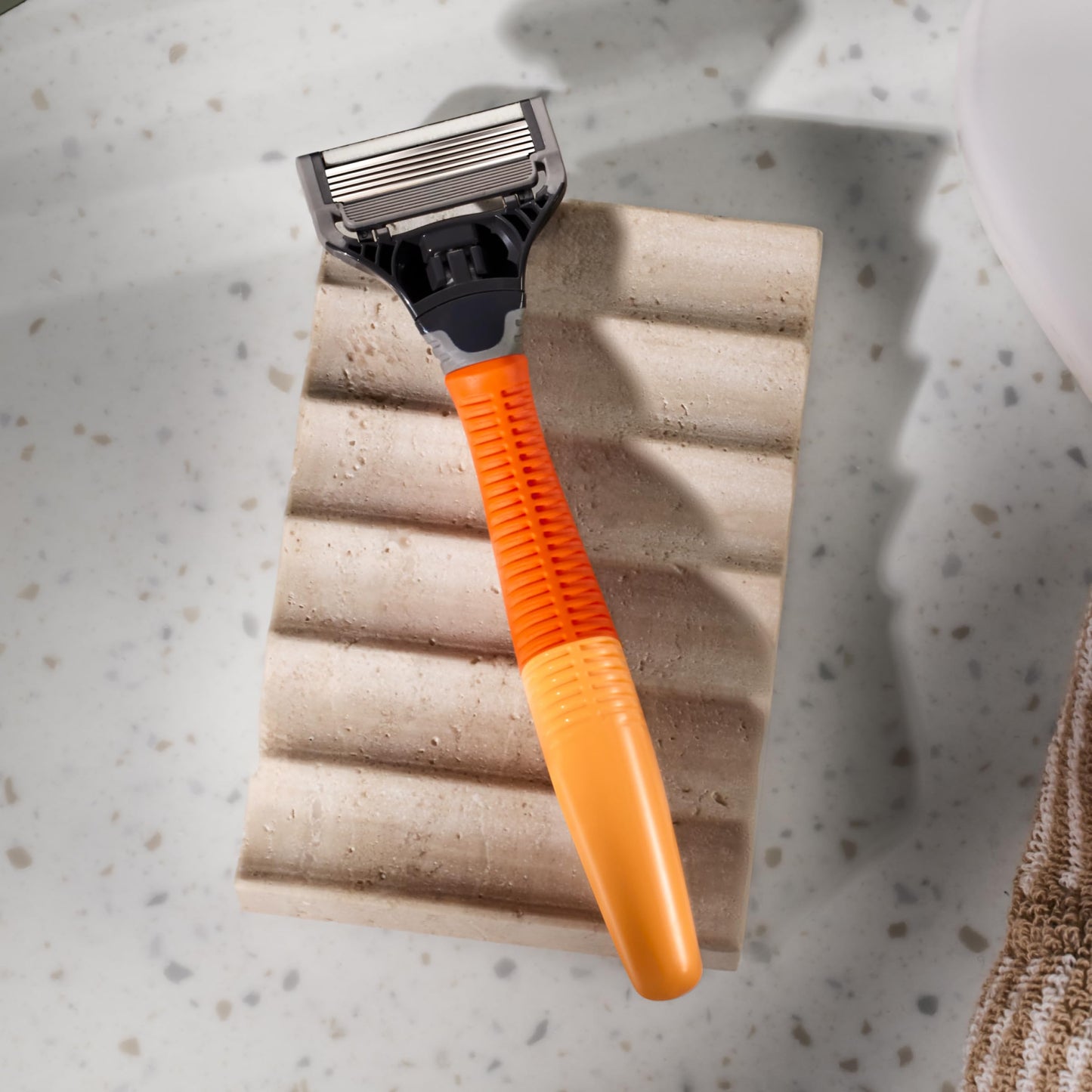 Harry's Original Shaving Kit for Men - Razor Handle and 3 Razor Blade Refill Cartridges - German Engineered - Ember Beauty and Personal Care Harry's