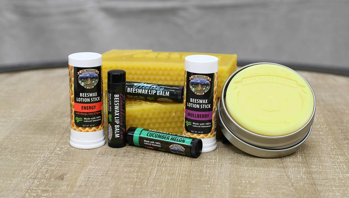 Cox Honeyland and Gifts Raspberry Beeswax Lip Balm Beauty and Personal Care Cox Honeyland and Gifts