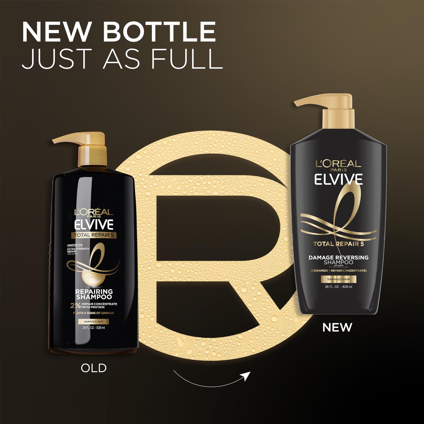 L'Oreal Paris Elvive Total Repair 5 Repairing Shampoo for Damaged Hair Shampoo with Protein and Ceramide for Strong Silky Shiny Healthy Renewed Hair Beauty & Personal Care L'Oreal Paris