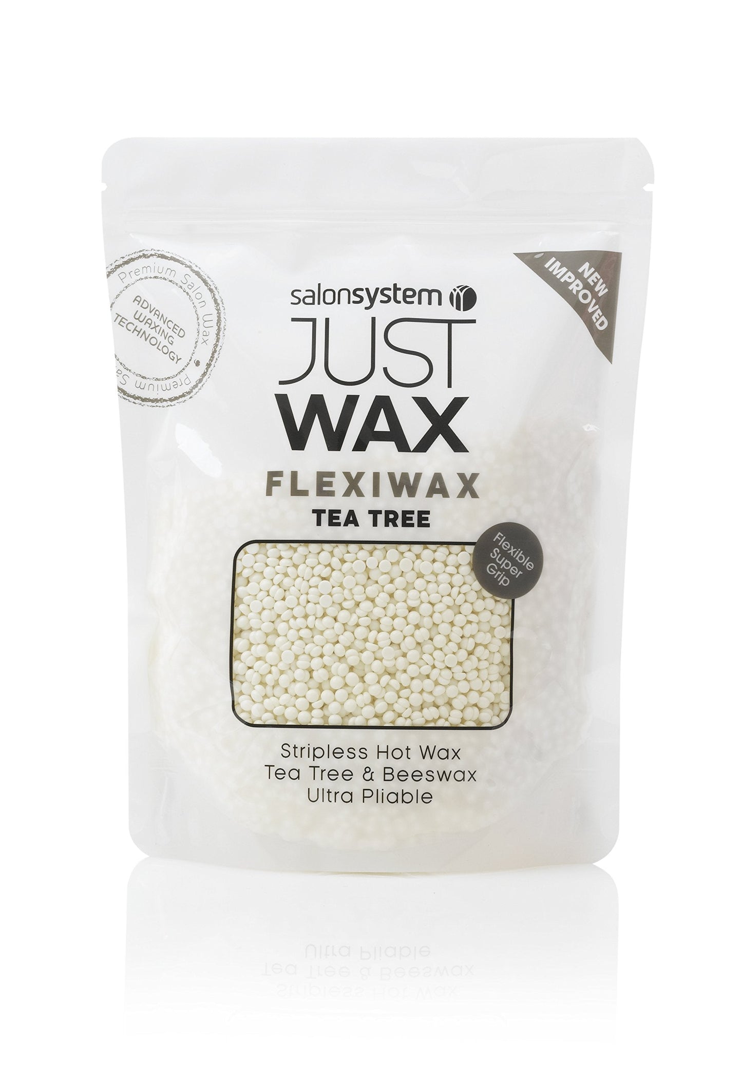Salon System 700g Tea Tree Flexiwax and Beeswax Just Wax Stripless Beads Beauty and Personal Care Salon System
