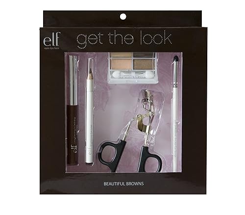 E.l.f. Get The Look 5 Piece Eye Set Beautiful Browns Edition, 6-ounce (Pack of 3) Beauty & Personal Care e.l.f.