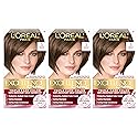 L'Oreal Paris Excellence Crème Permanent Hair Dye, Triple Care Hair Color with Pro-Keratine Complex for 100% Gray Hair Coverage, 5 Medium Brown, 1 Kit Beauty & Personal Care L'Oreal Paris