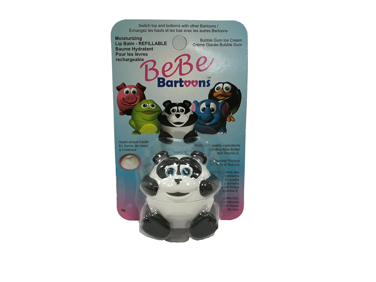 Panda Lip Balm with Bubble Gum Ice Cream scent Beauty & Personal Care InPrimeTime