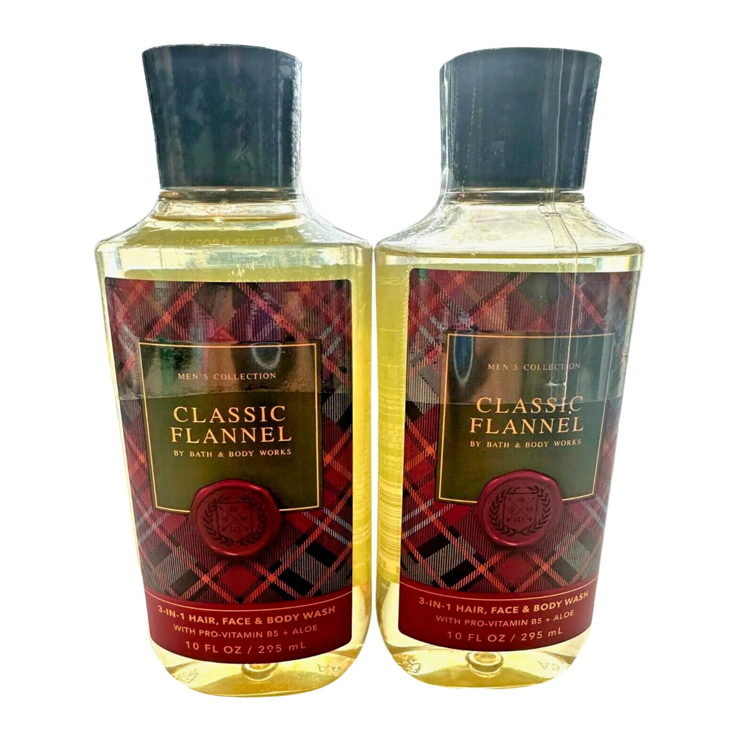 Bath & Body Works Shower Gel, Set of 2 Bottles, Each Bottle 10oz (Classic Flannel) Beauty & Personal Care Bath & Body Works