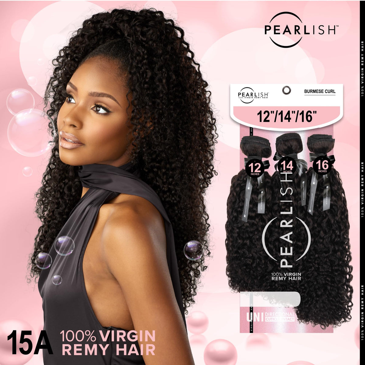 Sensationnel Pearlish Multi Bundle-Burmese Curl,10 12 14in, NATURAL/BLACK