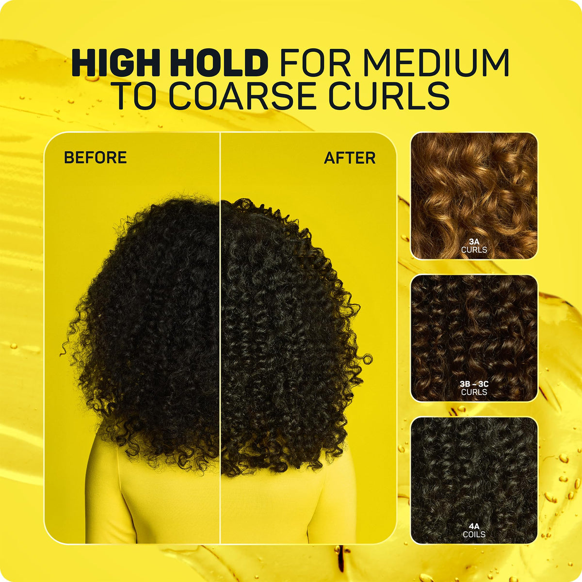 Marc Anthony Define & Hold Flex Hair Styling Gel, Strictly Curls - Medium to Coarse Curls - High Hold, Long-Lasting Frizz Control & Added Shine Beauty & Personal Care Marc Anthony