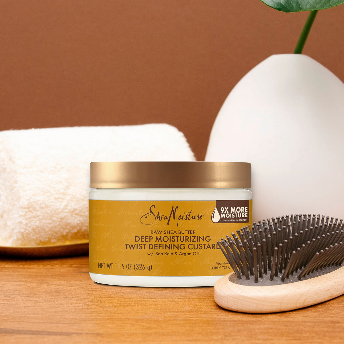 SheaMoisture Raw Shea Butter Deep Moisturizing Twist Defining Custard To Moisturize and Define Your Curls 11.5 oz Beauty & Personal Care SheaMoisture
