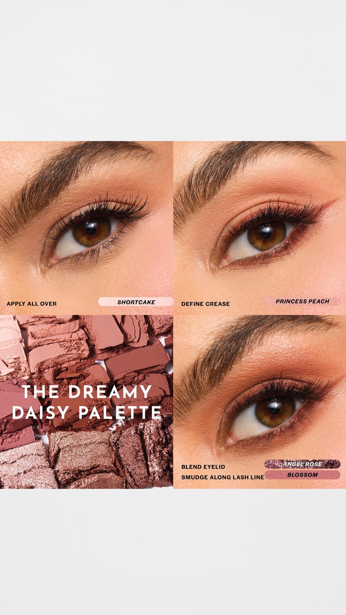 Lawless Women's The Dreamy Daisy Talc-Free Eyeshadow Palette, Multi, 1 Ounce