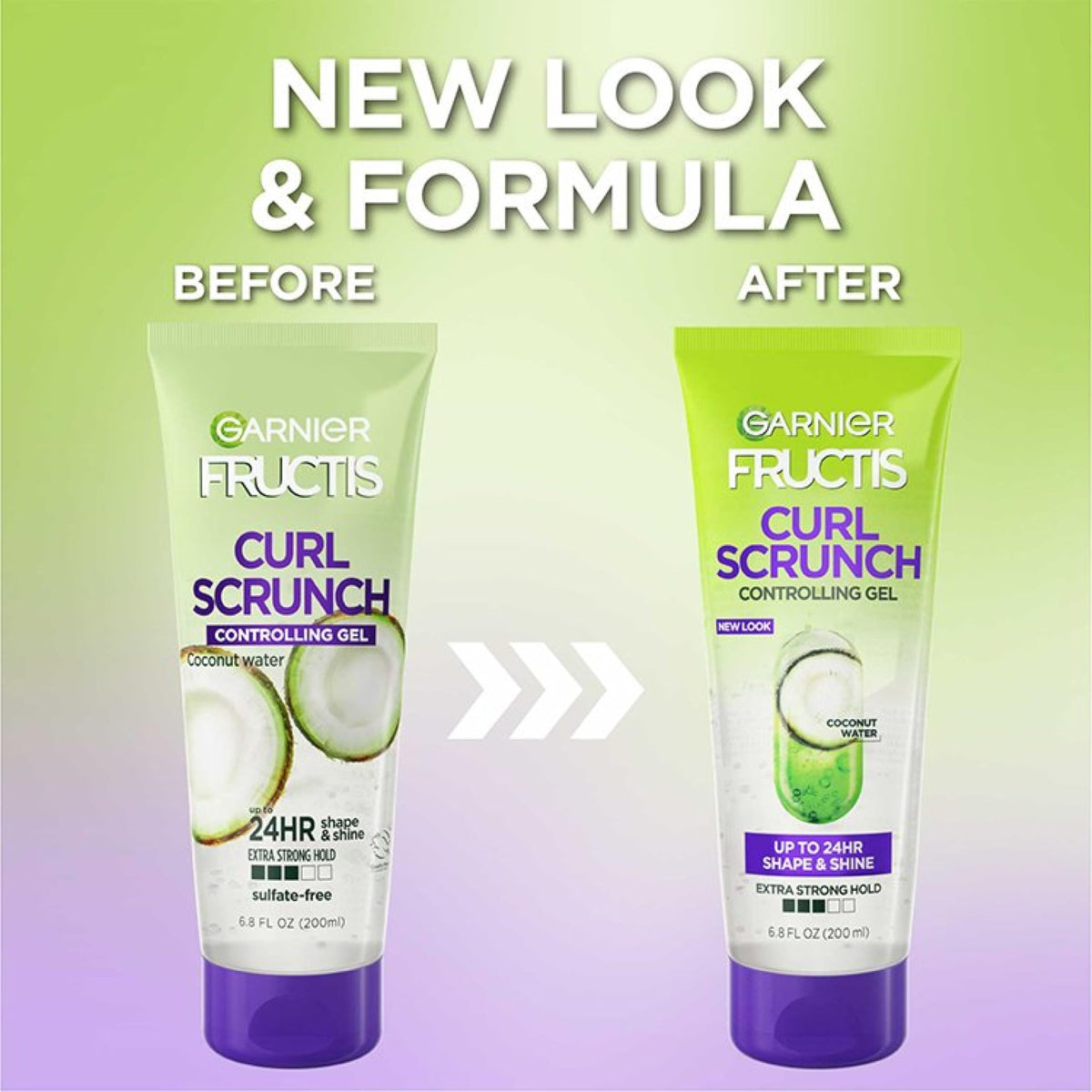 Garnier Fructis Style Curl Scrunch Controlling Gel 6.8 oz (Pack of 2) Beauty & Personal Care Garnier