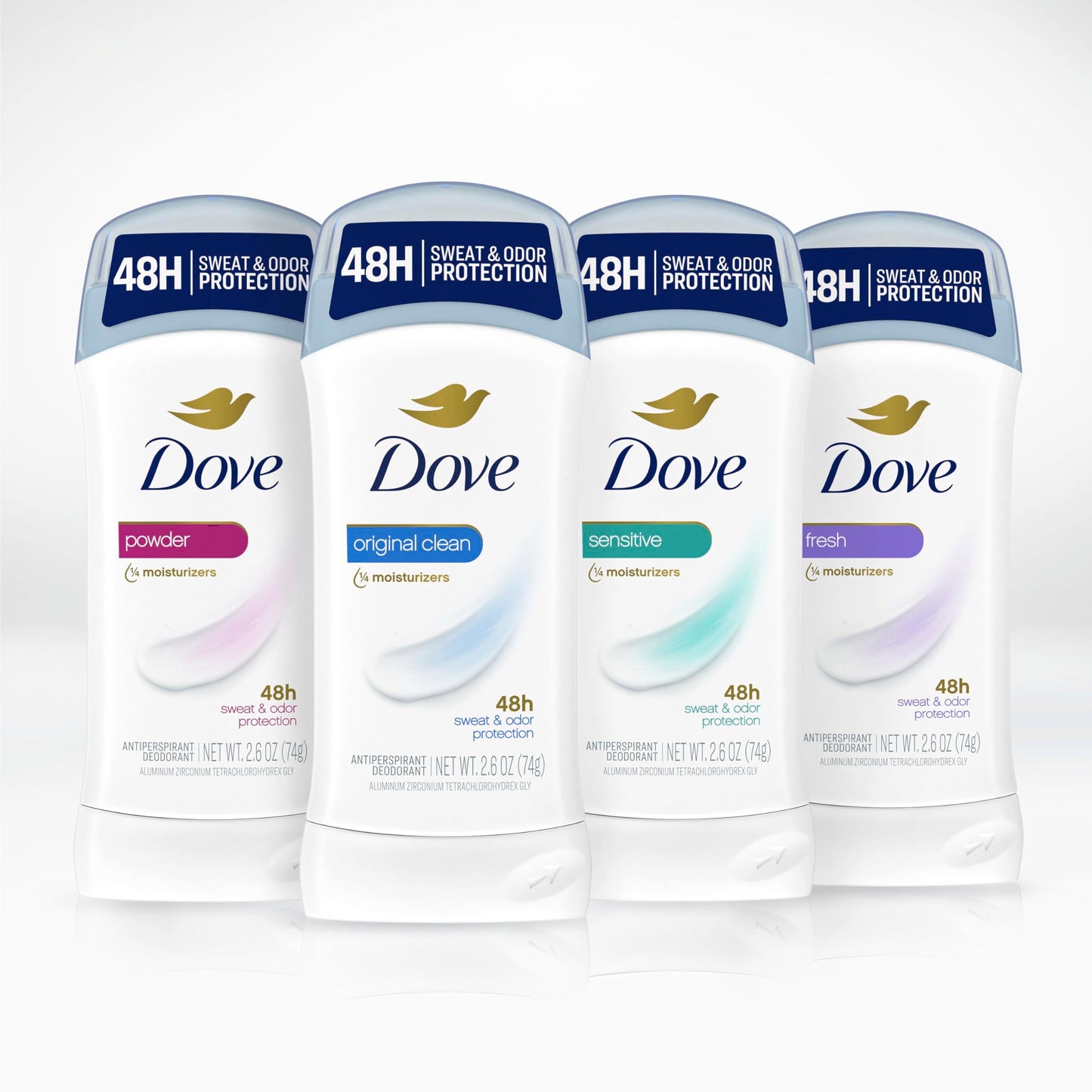Dove Powder Invisible Solid Anti-Perspirant Deodorant 2.6 oz (Pack of 6) Beauty and Personal Care Dove