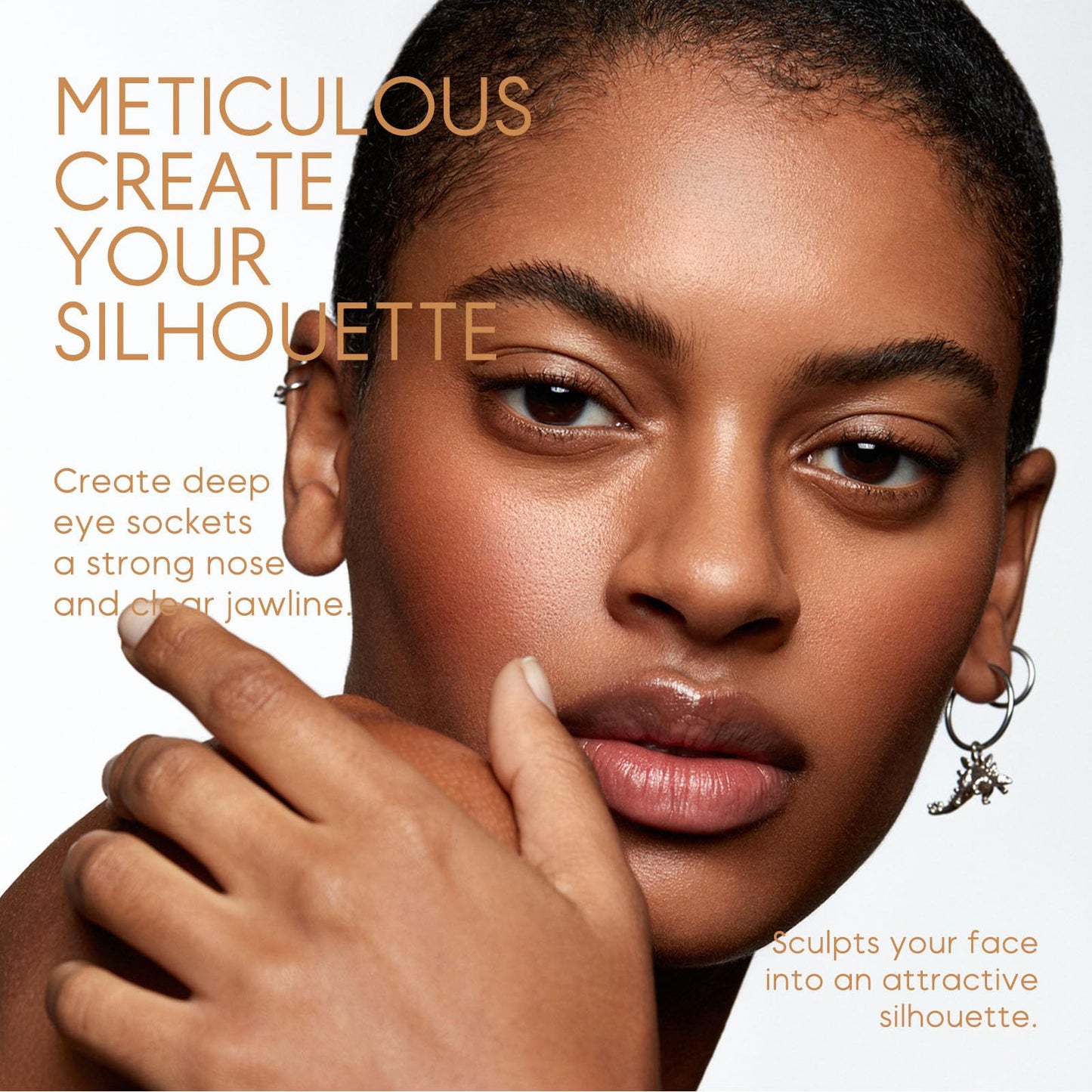 Contour Reshaping Contouring Cream,Warm Toned Cream Bronzer Easy to Sculpt the Face and Create a Nature Stereoscopic Makeup with Mini Cushion | Beauty & Personal Care MeiPlumLai