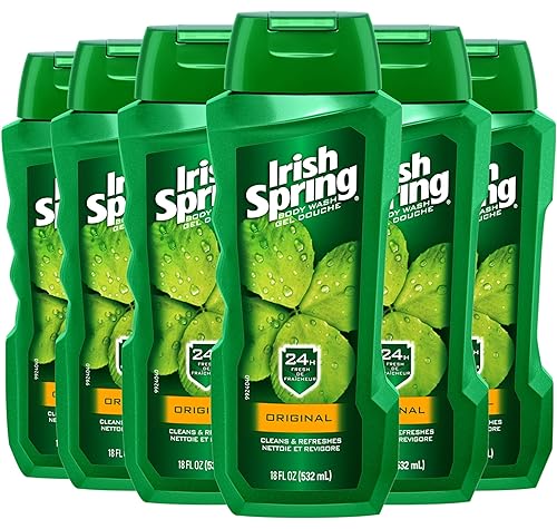 Irish Spring Body Wash, Original, 18 Fl Oz (Pack of 6) Beauty & Personal Care Irish Spring