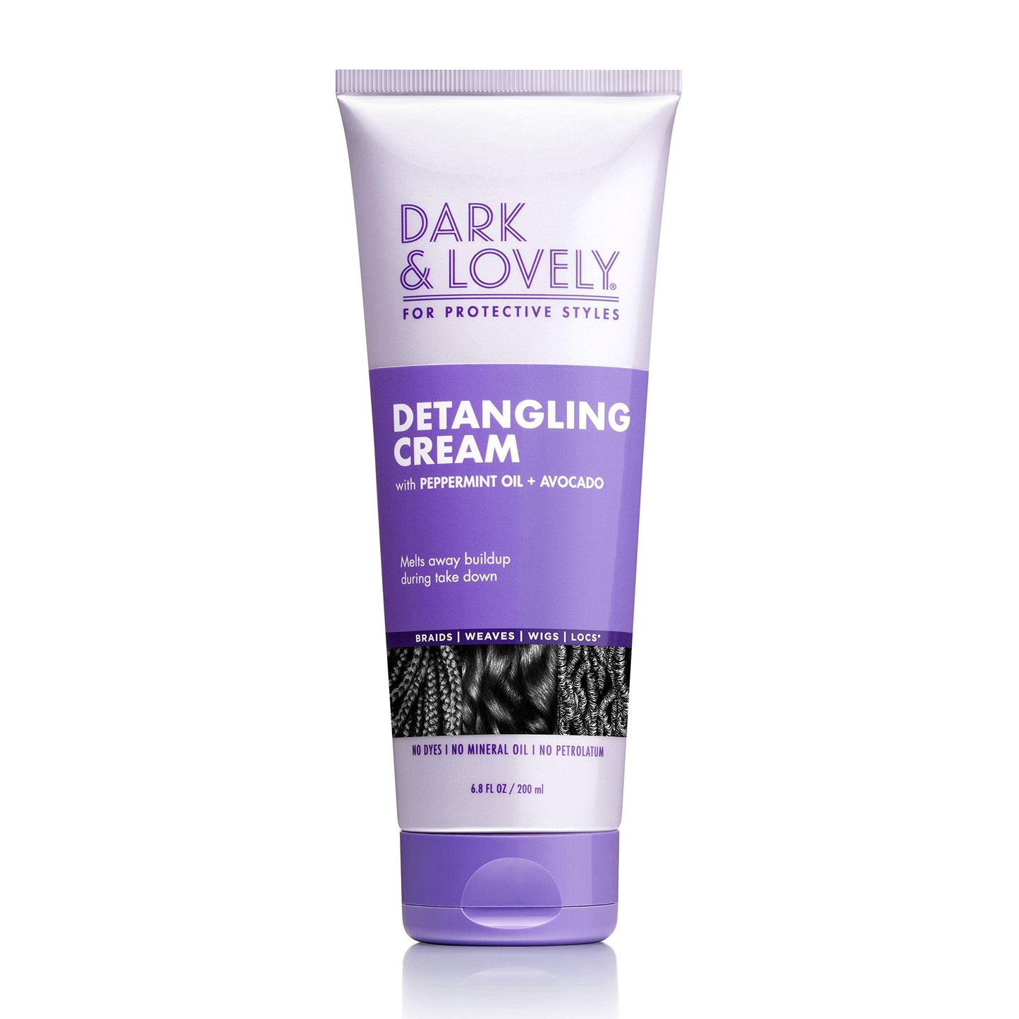 SoftSheen-Carson Dark&Lovely Detangling Cream, 6.8 Fl Oz - For Protective Styles, With Peppermint&Avocado Oil for Braids, Weaves, Wigs&Locs No Dyes Beauty & Personal Care SoftSheen