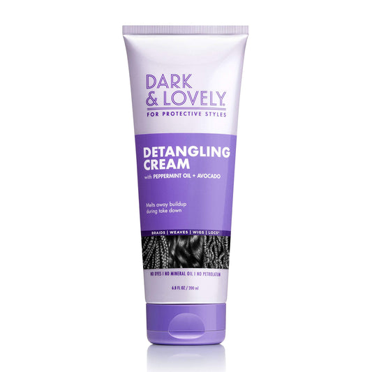 SoftSheen-Carson Dark&Lovely Detangling Cream, 6.8 Fl Oz - For Protective Styles, With Peppermint&Avocado Oil for Braids, Weaves, Wigs&Locs No Dyes Beauty & Personal Care SoftSheen