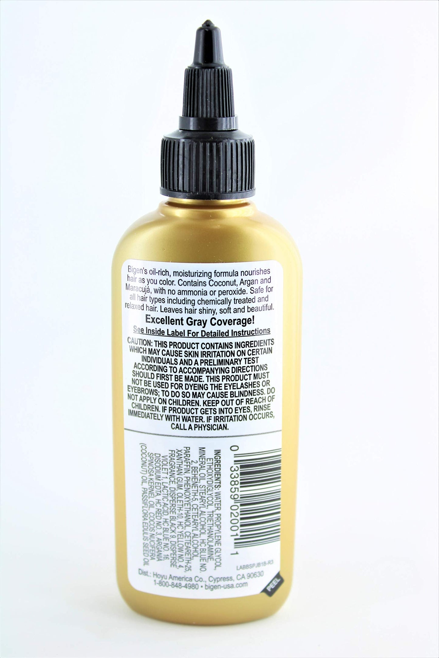 JB1 Jet Black Bigen Semi Permanent Hair Color, 3 Fl Oz (Pack of 1) Beauty & Personal Care Bigen