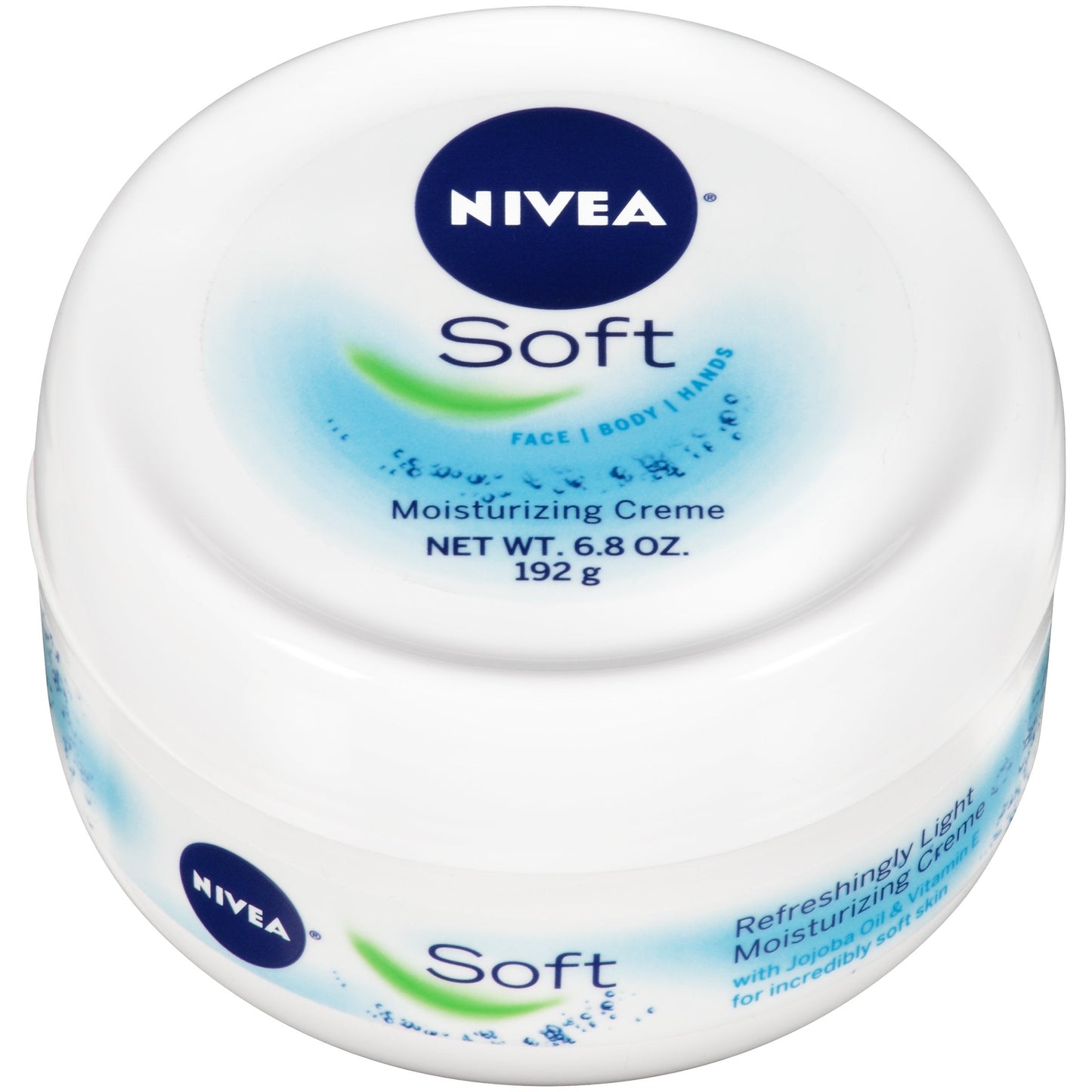 NIVEA Soft Refreshingly Soft Moisturizing Cream, Body Moisturizer for Face, Body and Hands, Enriched with Jojoba Oil and Vitamin E, 6.8 Oz Jar Beauty & Personal Care NIVEA