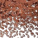 PAGOW 50 Grams Football Party Table Confetti, Rugby Ball Shape Sport Game Day Glitter Festival Rave Beauty Makeup Face Body Nail Art Decoration Beauty & Personal Care PAGOW