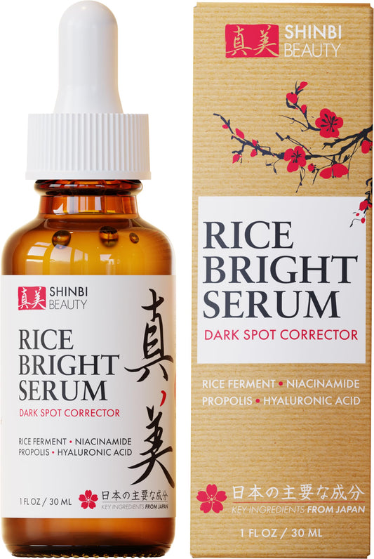 Shinbi Beauty Japanese Skincare Products - Niacinamide Melasma Brightening Serum for Dark Spots, Hyperpigmentation & Uneven Skin Tone 1oz Beauty & Personal Care Shinbi Beauty