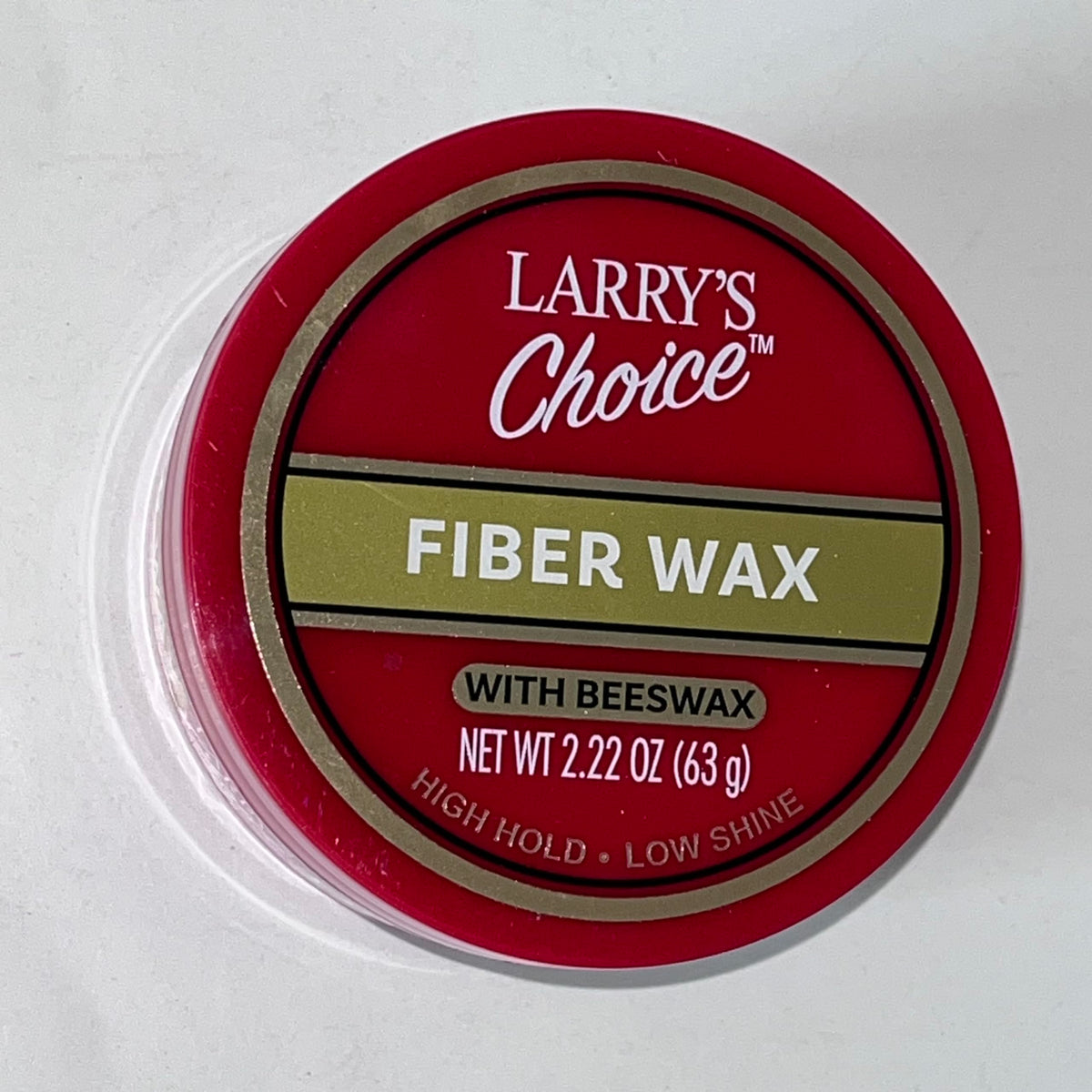 Larry's Choice™ Fiber Wax with Beeswax, High Hold, Low Shine, 2.22 oz