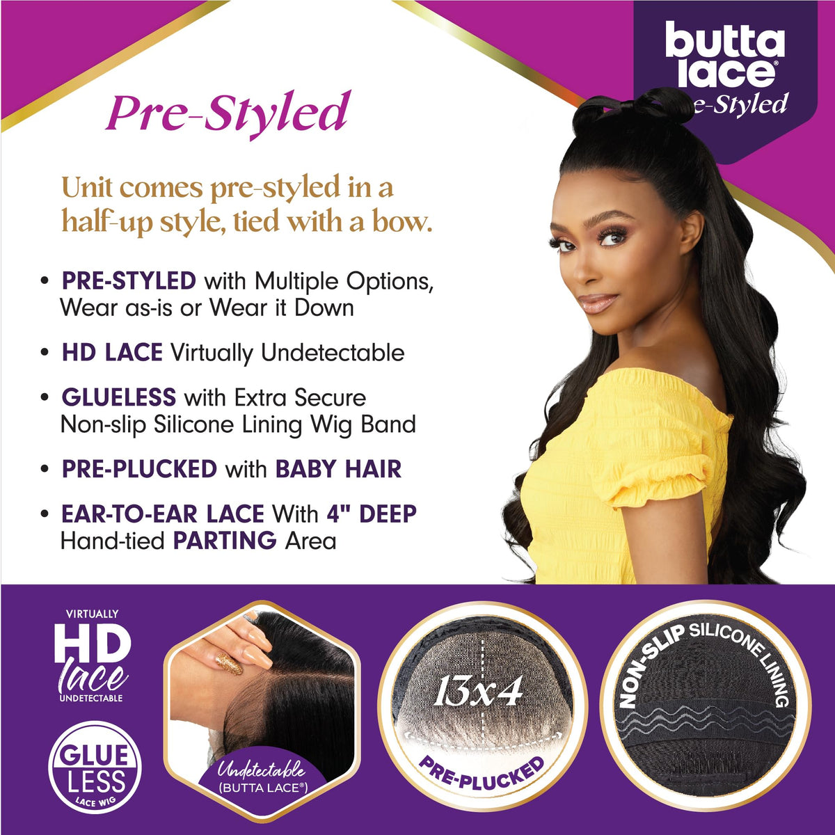 Sensationnel Butta Lace Prestyled Wig-Unit 8, BALAYAGECHOCOLATE