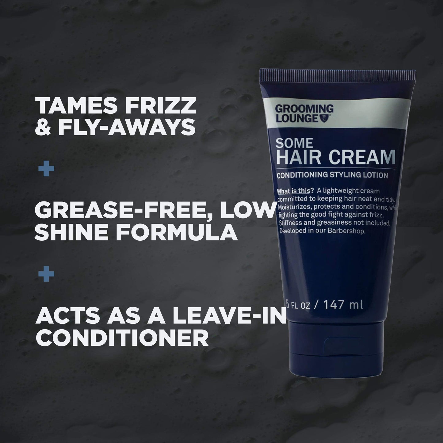 Grooming Lounge Some Hair Cream - Sculpting, Low Shine, Flexible Styling Cream for Men - Moisturizing, Conditioning, and Texturizing with Firm, Strong Beauty & Personal Care Grooming Lounge