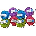 Aquasentials Mesh Pouf Bath Sponge (8 Pack) Beauty & Personal Care Aquasentials