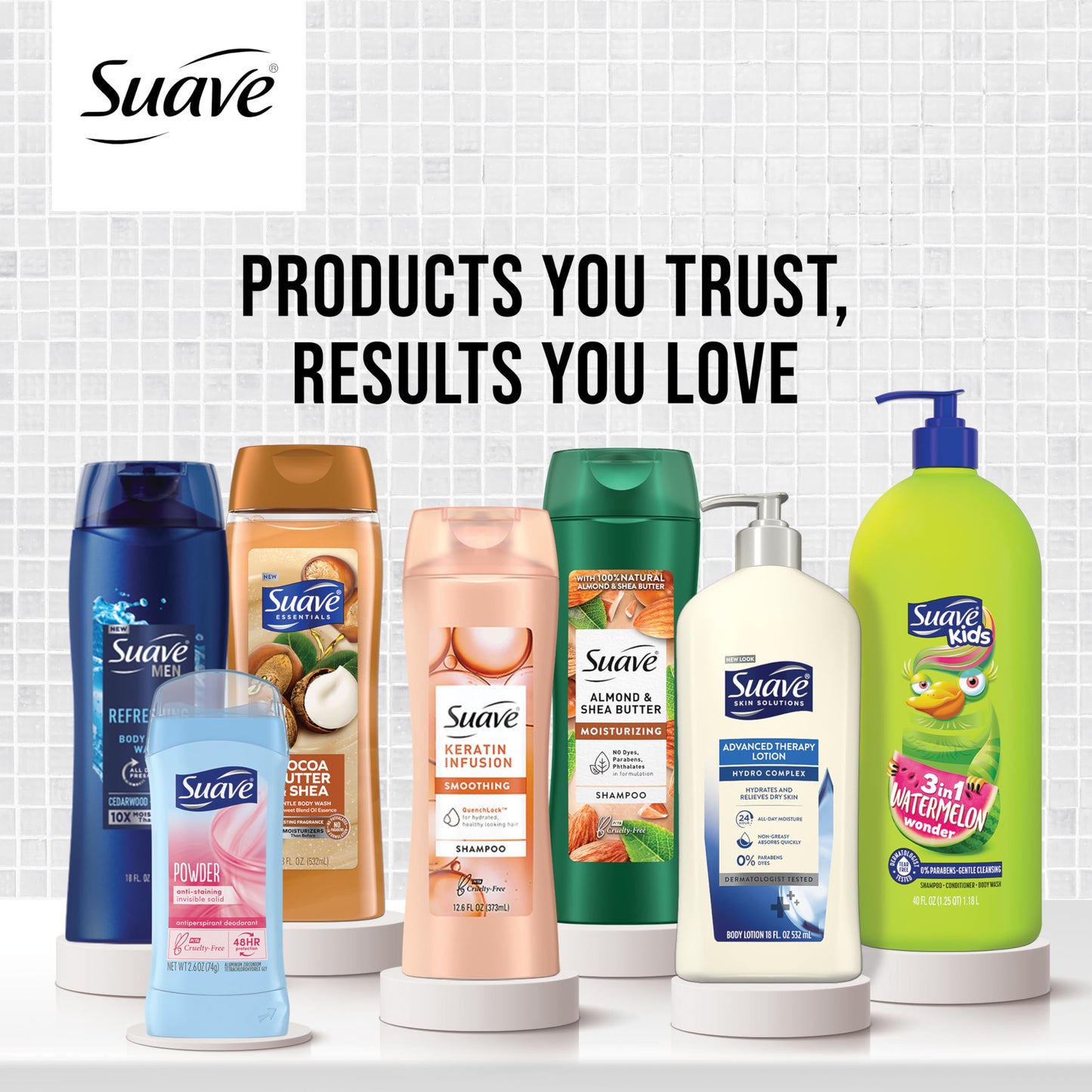 Suave Deodorant Women, Antiperspirant, Powder and Fresh Bundle, 48-Hour Odor & Wetness Protection, Deodorant for Women With Essential Oils Beauty and Personal Care Suave