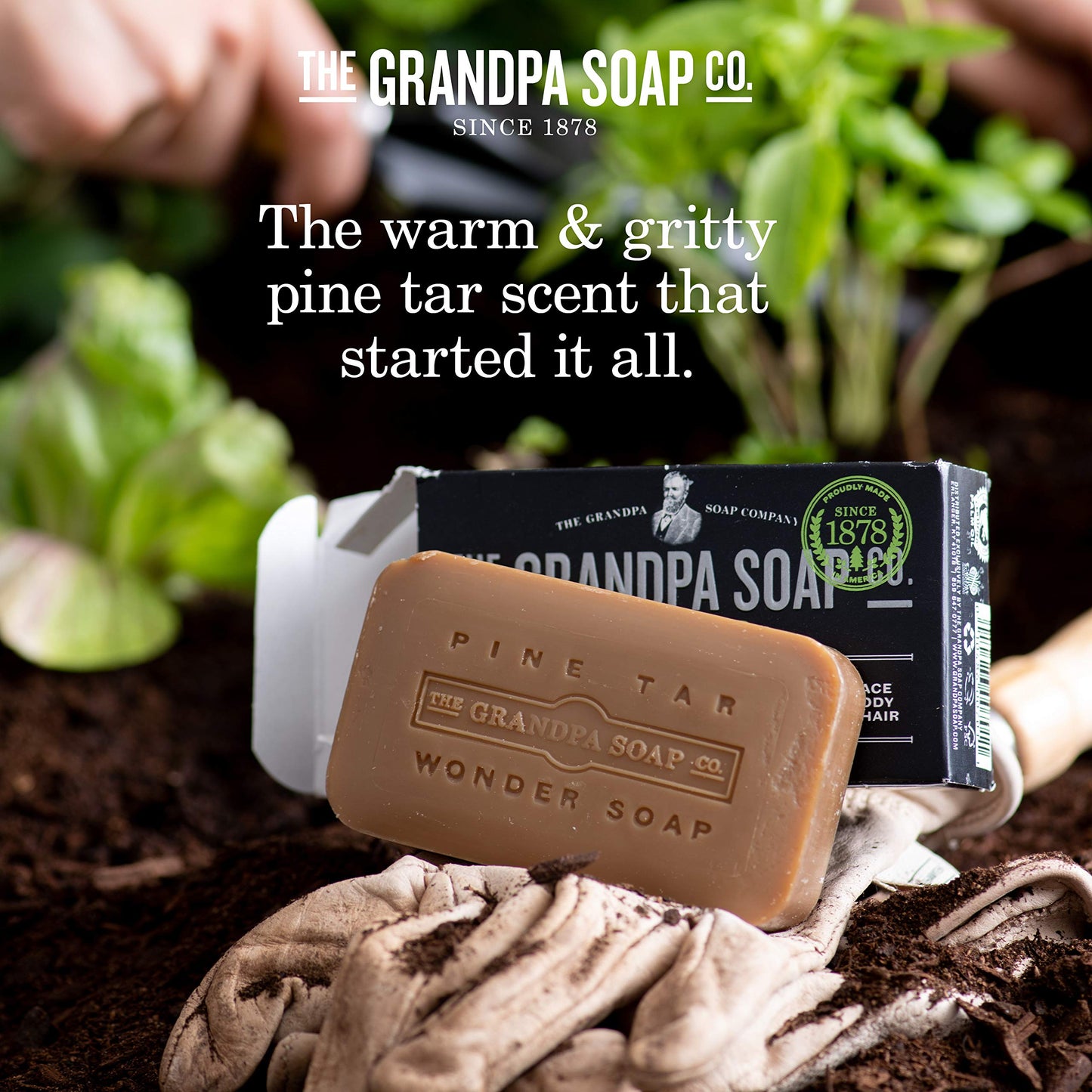 Grandpa's Brands Pine Tar Soap, 4.25 Ounce Beauty & Personal Care The Grandpa Soap Company