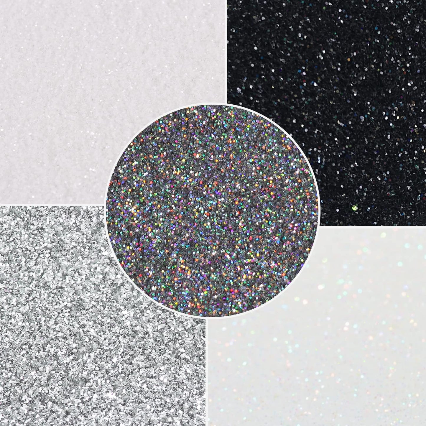 MARBLERS Cosmetic Grade Fine Glitter 5-Pack [Mono Beauty] 0.90oz (25g) | Non-Toxic | Vegan | Cruelty-Free | Eyeshadow, Nail Polish, Nail Art | Beauty & Personal Care MARBLERS