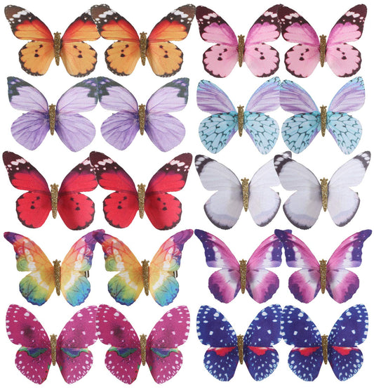 inSowni 20 Pack Multi Colors Butterfly Alligator Hair Clips Barrettes Bridal Wedding Accessories for Women Girls Kids Beauty & Personal Care inSowni