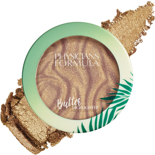 Physicians Formula Murumuru Butter Highlighter Makeup Face Powder Make Up, Champagne, Dermatologist Approved,