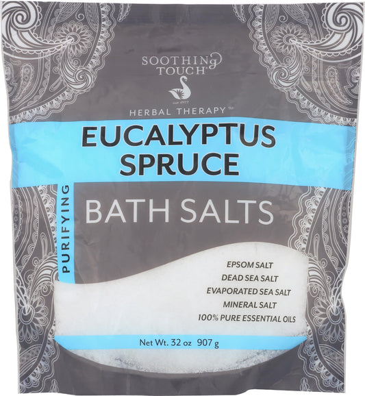Soothing Touch Eucalyptus Spruce Bath Salts Pouch, 32 Ounce Beauty and Personal Care Soothing Touch