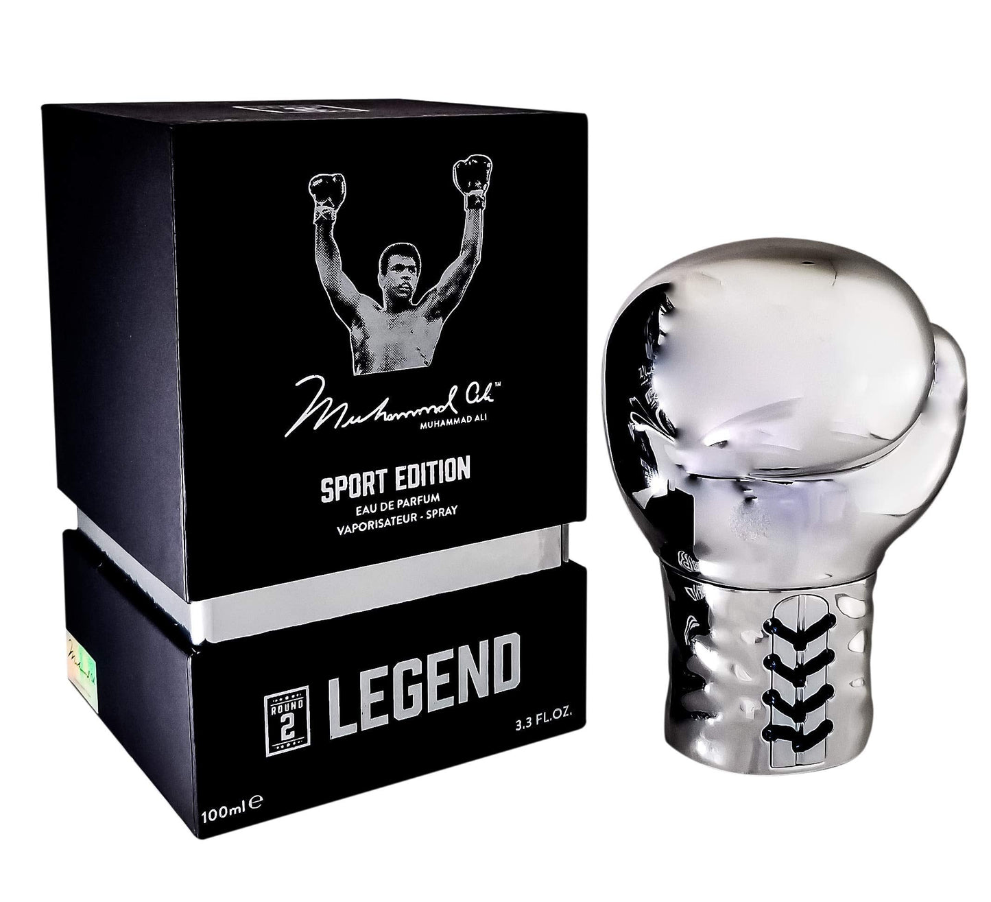 Muhammad Ali Round 2 Legend Collection Eau De Parfum 3.3 oz Spray Beauty & Personal Care Muhammad Ali