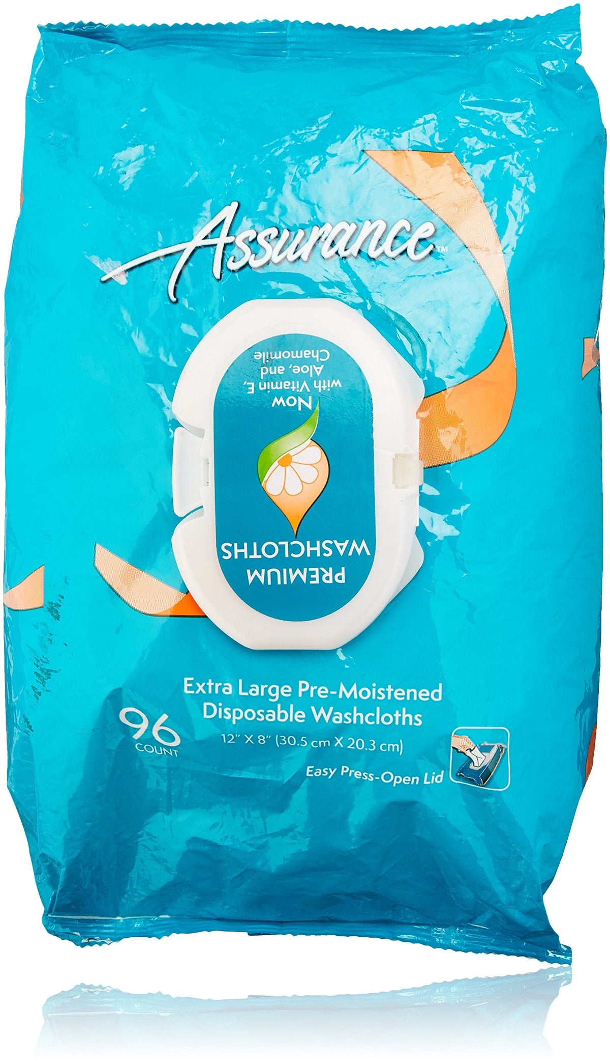 Assurance Pre-Moistened Extra Large Disposable Washcloths, 96ct Beauty & Personal Care Flawless