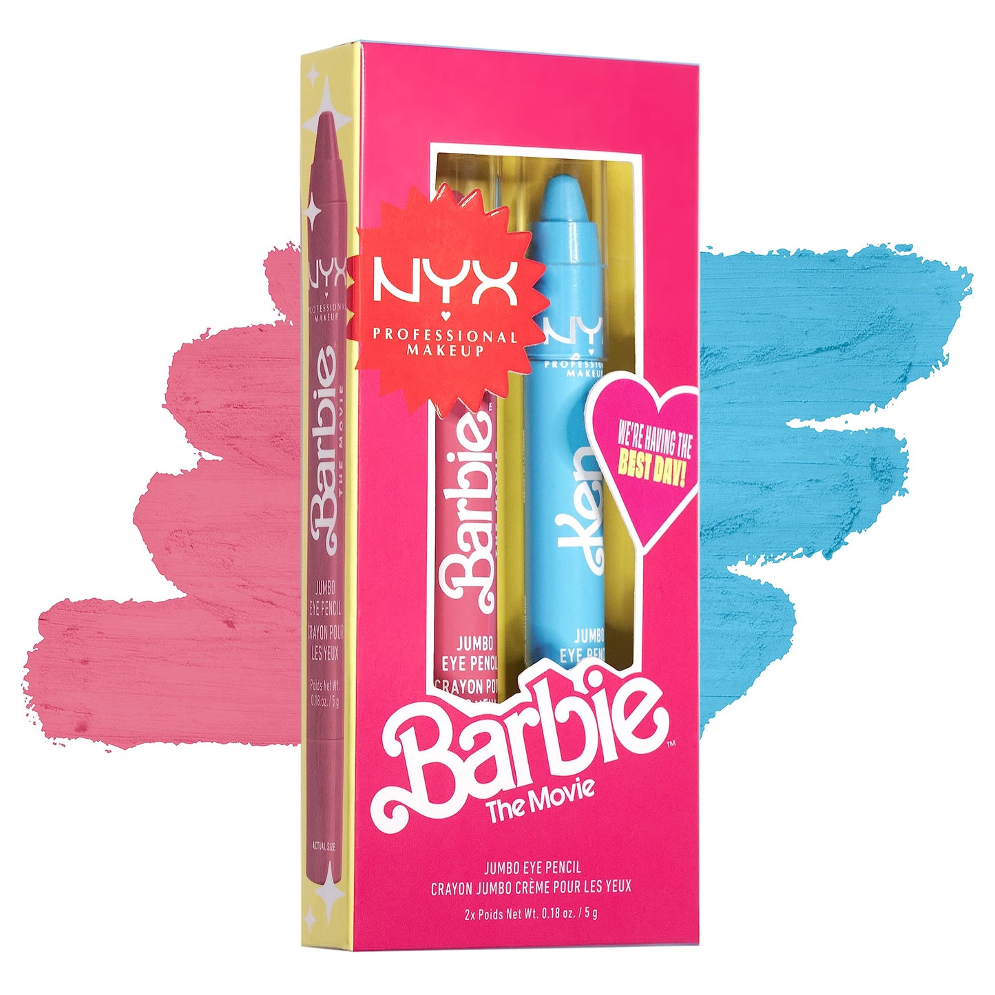NYX PROFESSIONAL MAKEUP BARBIE, Jumbo Eye Pencil Kit Beauty & Personal Care NYX PROFESSIONAL MAKEUP