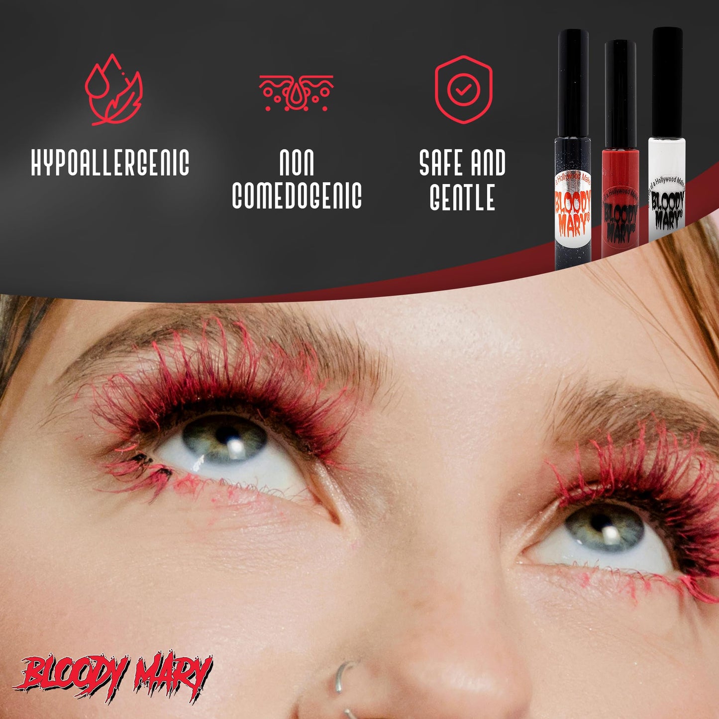 Bloody Mary Mascara, Red Blood Beauty & Personal Care Bloody Mary