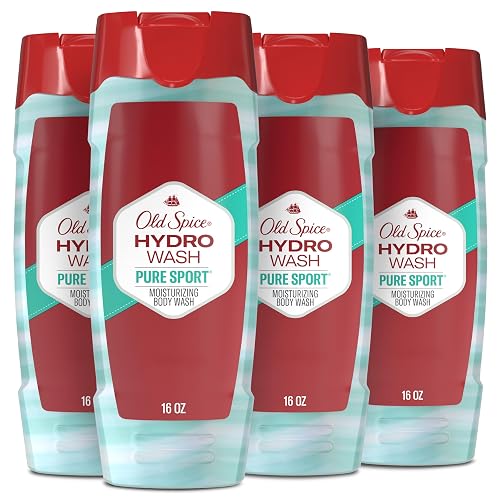 Old Spice Moisturizing Body Wash for Men, Hydro Wash, 2-in-1 Long Lasting Scent & Powerful Hydration to Fight Dry Skin, 24/7 Shower Fresh, Pure Sport Beauty & Personal Care Old Spice