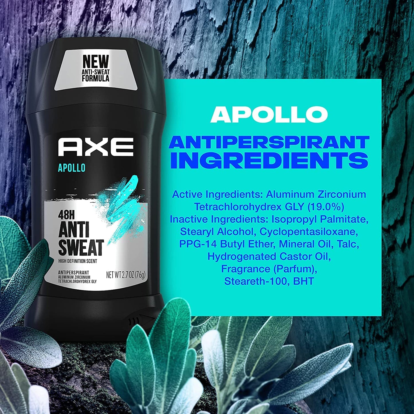 Axe Arnarchy Inv Sld Apol Size 2.7z Axe Arnarchy Invisable Solid Apollo 2.7z Beauty and Personal Care AXE