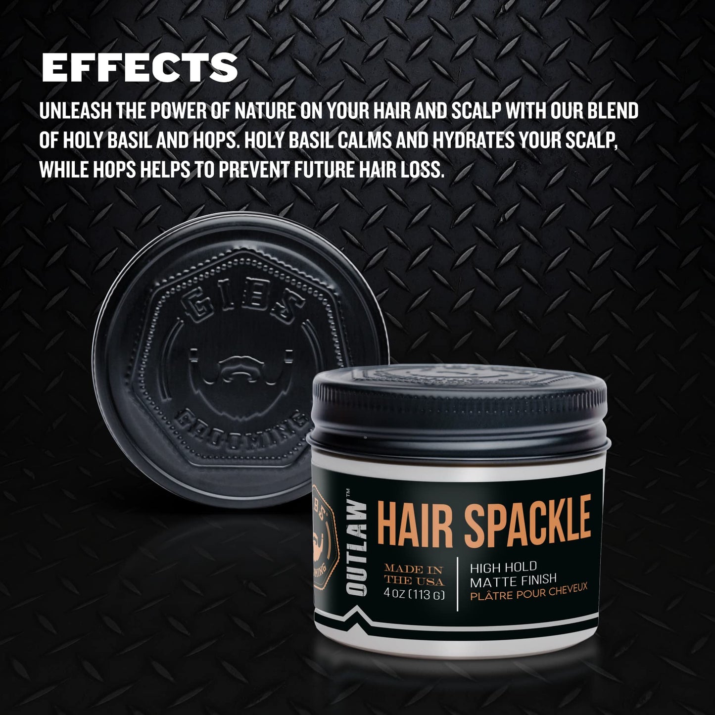 GIBS Outlaw Hair Spackle - High Hold - Matte Finish - 4oz Beauty & Personal Care GIBS