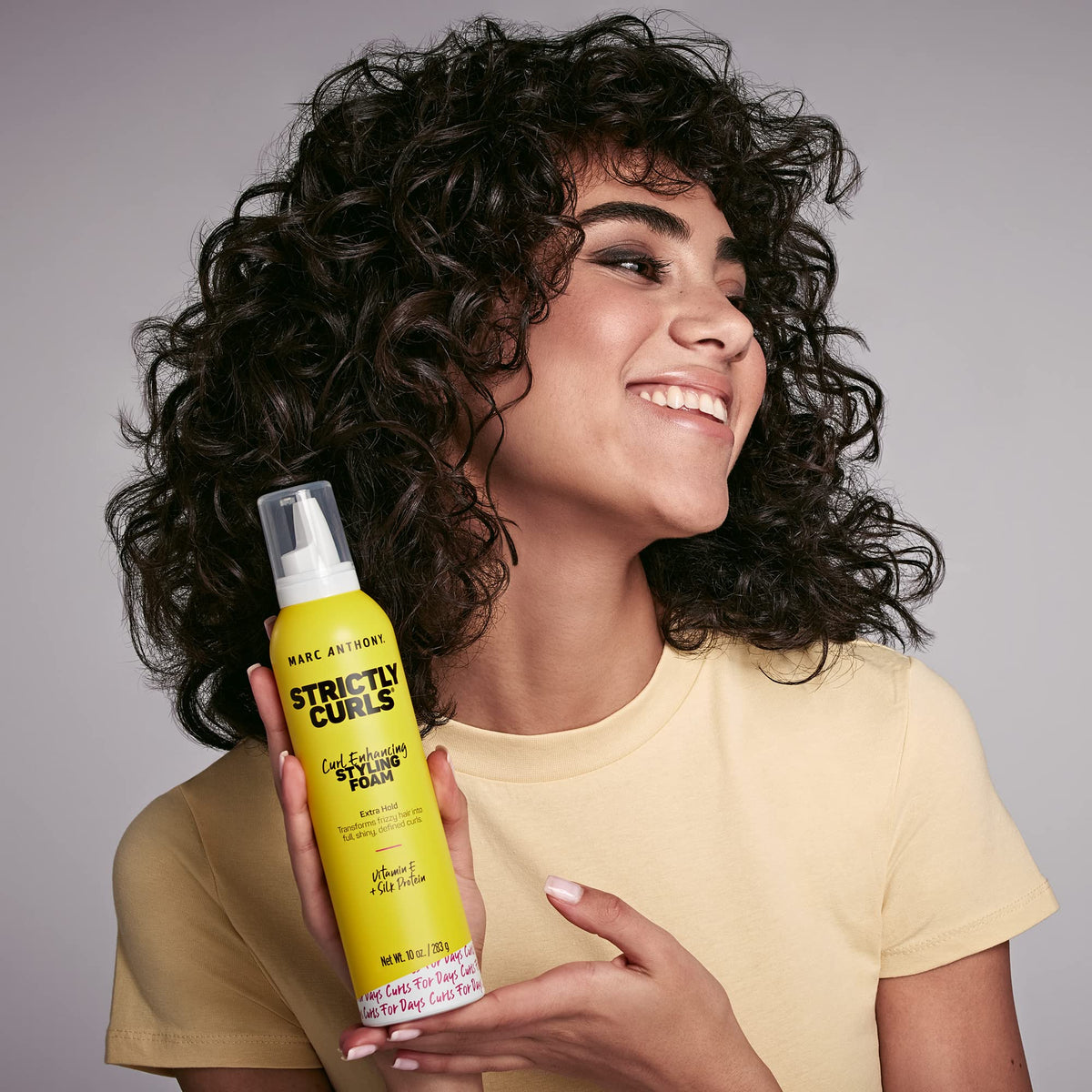 Marc Anthony Strictly Curls Styling Foam – Extra Hold Curl Enhancing Mousse with Vitamin E & Silk Proteins, Anti-Frizz, Sulfate-Free Beauty & Personal Care Marc Anthony