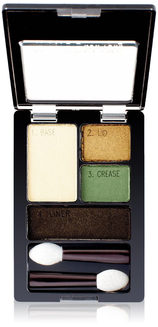Maybelline Expert Wear Eyeshadow Quads, Emerald Smokes, 0.17 oz.