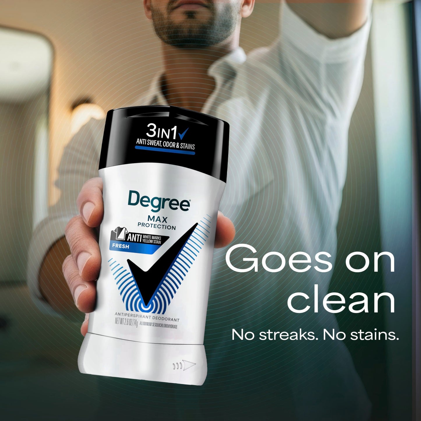 Degree Men UltraClear Antiperspirant Deodorant Fresh 72-Hour Sweat & Odor Protection Antiperspirant For Men With MotionSense Technology 2.7 oz Beauty and Personal Care Degree